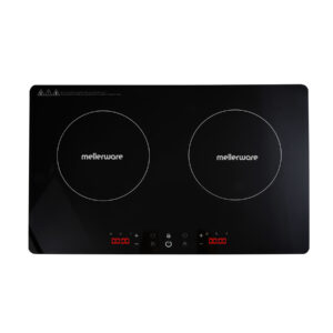 Mellerware Induction Cooker Double Glass Black 3000W “Capri”