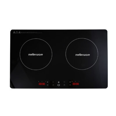 Mellerware Induction Cooker Double Glass Black 3000W “Capri”