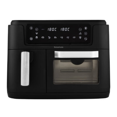 Taurus Air Fryer Dual Zone Digital Non-Stick Black 9.5L 2400W “Duo”