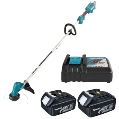 Makita – Grass Trimmer 18V DUR192Z with 2 x 3.0Ah Batteries and Charger