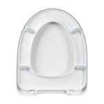 Wirquin Toilet Seat H-1 Soft Close With Stainless Steel Hinges Top Fix