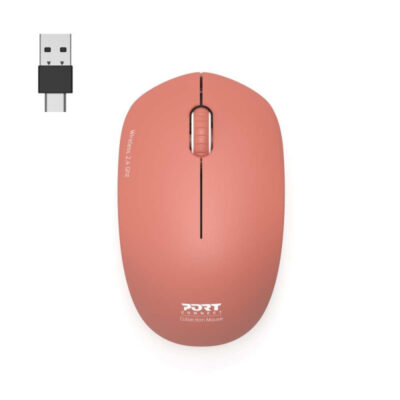 Port Connect 2.4GHz Collection II Wireless Mouse – Terracotta