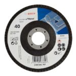 Bosch – Flap disc Standard for Metal 115 mm 22,23 mm 40 straight – 50 Pack