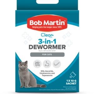 BOB MARTIN Clear+ 3-in-1 Dewormer Powder for Cats 10g