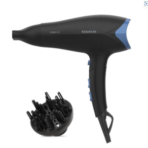 Taurus 2500W Hair Dryer Foldable 2 Speed Black “Studio 2500”