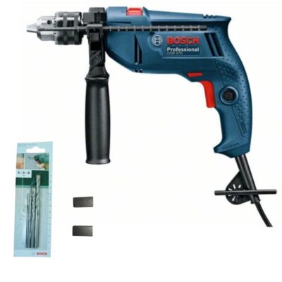 Bosch – Impact Drill Incl Brush & Bit Set – 570W – 13mm
