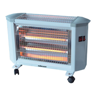 Mellerware Heater Quartz Plastic White 5 Bar 2000W