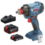 Bosch Impact Driver/Cordless Wrench GDX180-LI 18V with Battery Starter Kit