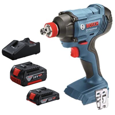 Bosch Impact Driver/Cordless Wrench GDX180-LI 18V with Battery Starter Kit