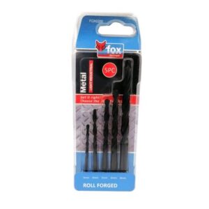 Fox 5 Piece (3-8mm) HSS Forged Metal Drill Bit Set