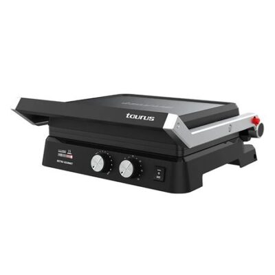 Taurus Panini Press With Adjustable Temperature Non-Stick Black 29x23cm