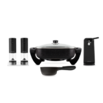 Mellerware Pack 4 Piece Frying Pan + Salt & Pepper Grinder + Can Opener + Scale