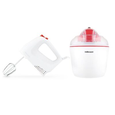 Mellerware Pack 2 Piece Hand Mixer + Ice Cream Maker “Summer Pack”