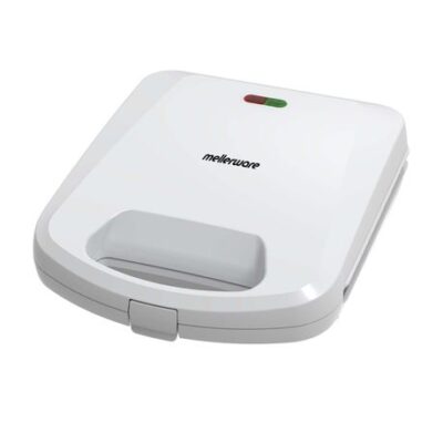 Mellerware Sandwich Maker 4 Slice Non-Stick White Plastic 1200W
