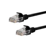 Gizzu Cat6 UTP Fly Lead Ethernet Network Cable 20cm – Black