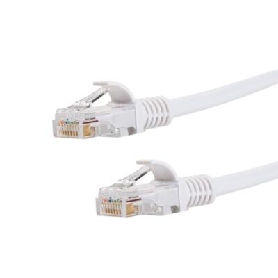 Gizzu Cat6 UTP Fly Lead Ethernet Network Cable 20cm – White