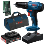Bosch – Cordless Impact Drill / Driver (GSB 183-LI) Combo Kit & Accessories