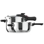 Taurus Pressure Cooker With Valve Pressure Controller Stainless Steel 4L+6L