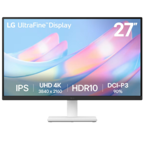 LG UltraFine 27″ 4K UHD IPS Monitor – White