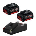 Bosch – Charger (GAL 18V-40) and 2 x Batteries – 4.0Ah (GBA – 18V) – Combo