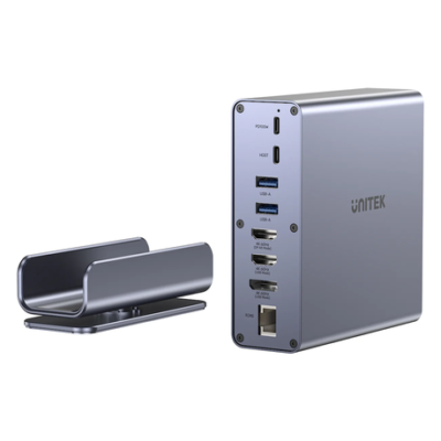 UNITEK 15in1 Triple 4K Universal Displaylink Port Replicator Supporting MST