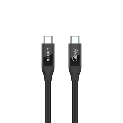 UNITEK USB 4-IF Certified 100W PD Fast Charging Cable 8K@60Hz 40Gbps 0.8m